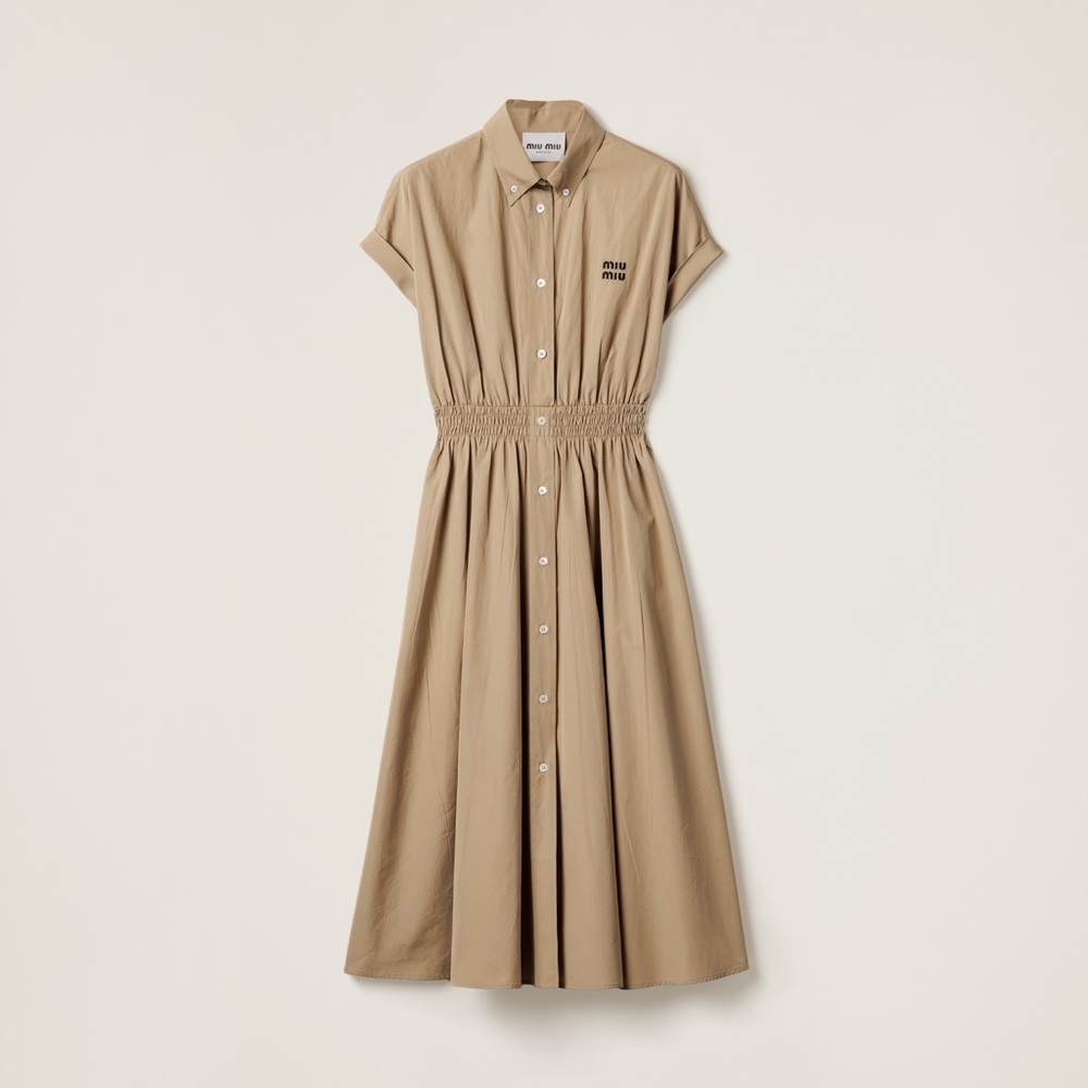 Miu Miu Poplin shirt-dress It36